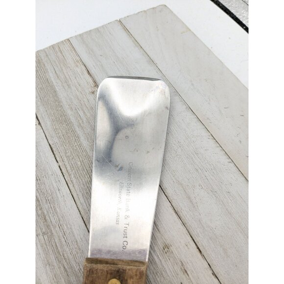 Stainless Steel Ice Cream Spade Japan #4 Scoop Wood Handle 9 1/2" - Picture 3 of 9
